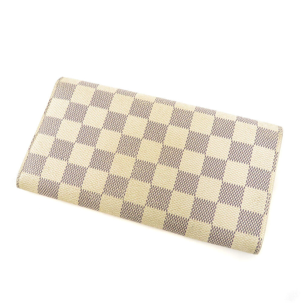 Louis Vuitton Sarah Canvas Damier Wallet Portefeuille Long Brown